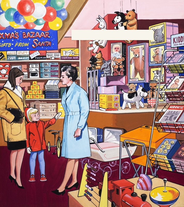 À la boutique de jouets - English School