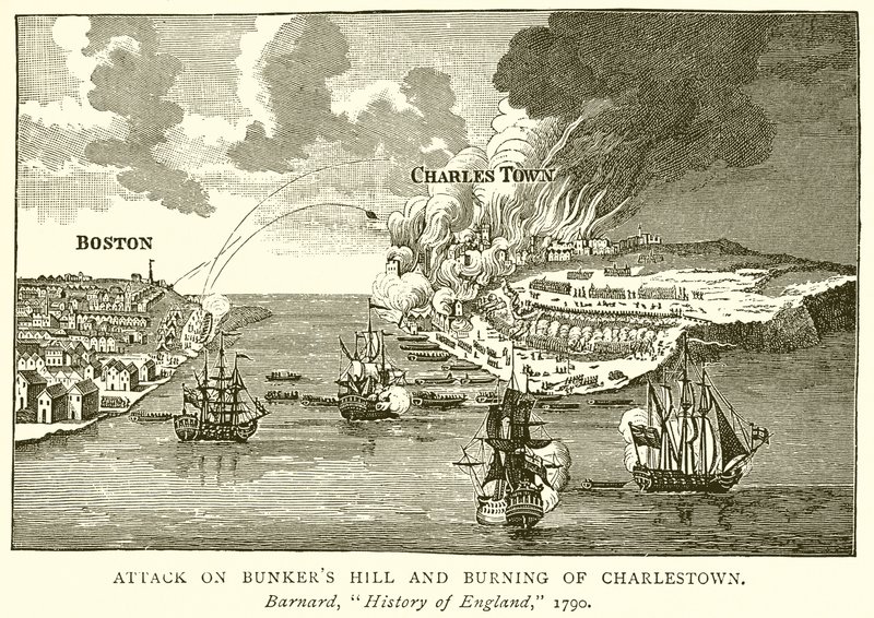 Attaque de Bunker Hill et incendie de Charlestown - English School