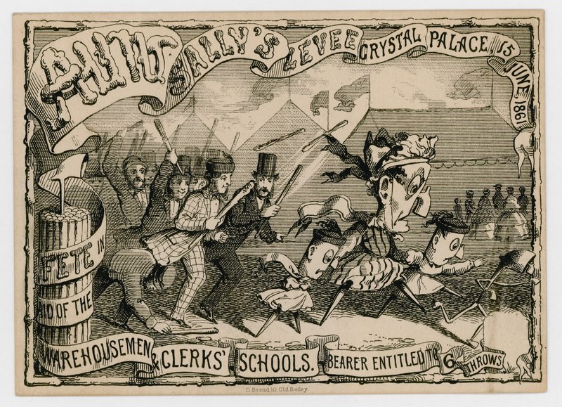 Levee de Tante Sally, Crystal Palace, 15 juin 1861 - English School