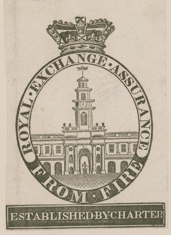 Insigne de la Royal Exchange Assurance contre l