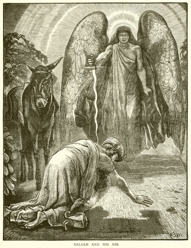 Balaam et son âne - English School
