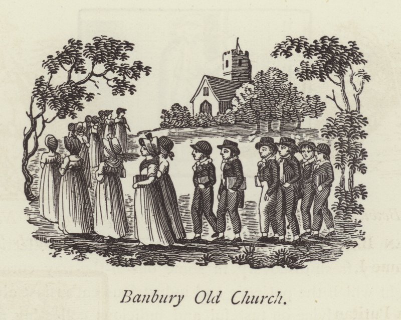Vieille église de Banbury - English School