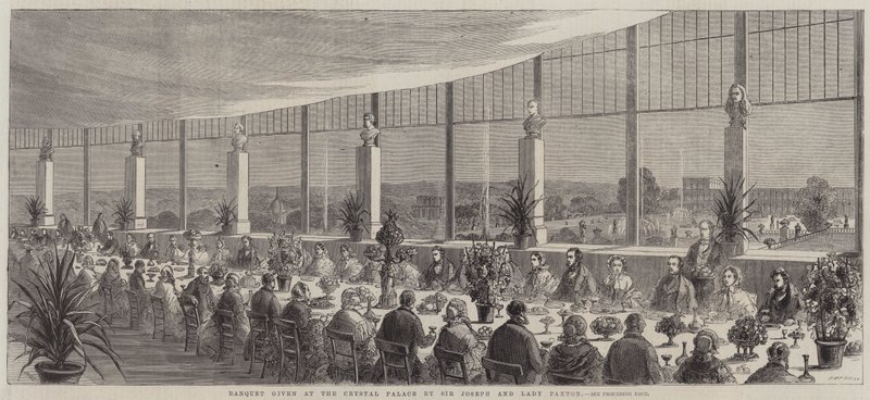 Banquet donné au Crystal Palace par Sir Joseph et Lady Paxton - English School