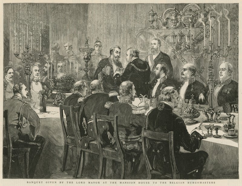 Banquet donné par le Lord Maire au Mansion House - English School