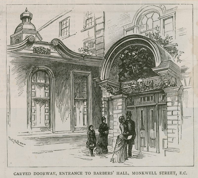 Barber Surgeons Hall, Monkwell Street, Londres - English School