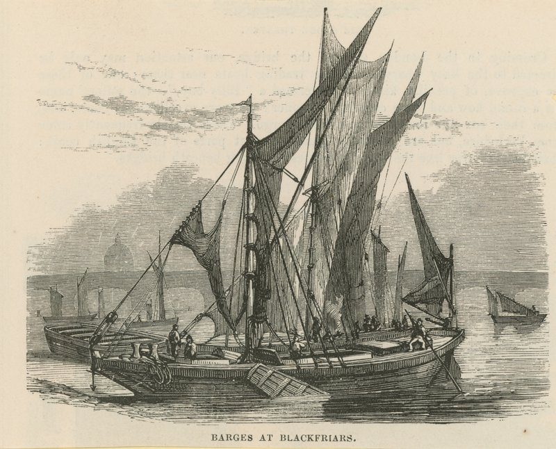 Barges à Blackfriars - English School