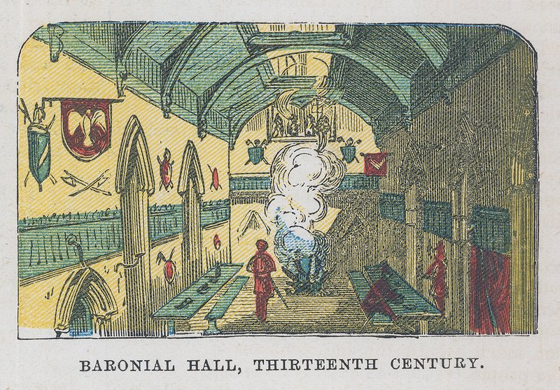 Salle baroniale, XIIIe siècle - English School