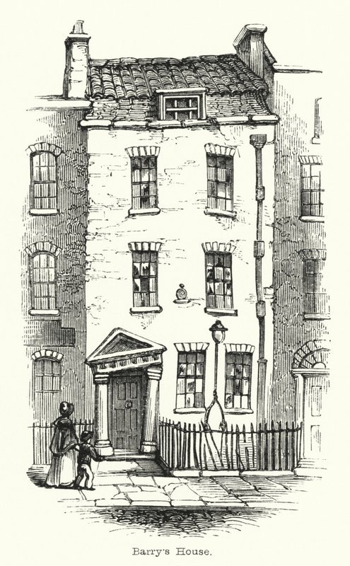 Maison de Barry (gravure) - English School