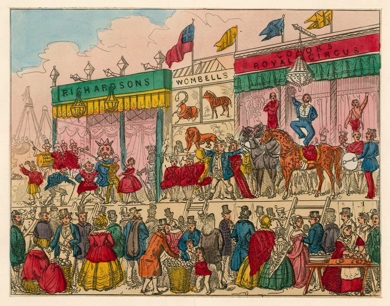 Foire de Bartholomew, Londres - English School