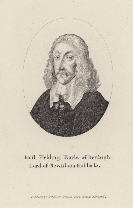 Basil Fielding, Comte de Denbigh (gravure) - English School