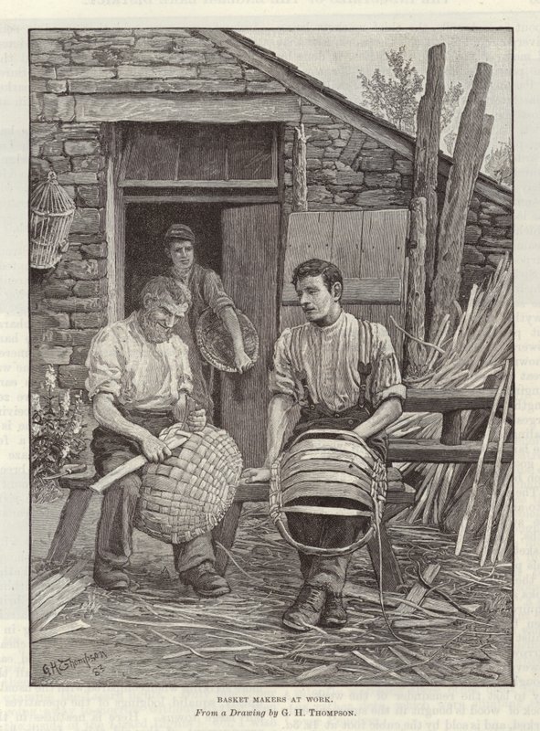 Fabricants de paniers au travail - English School