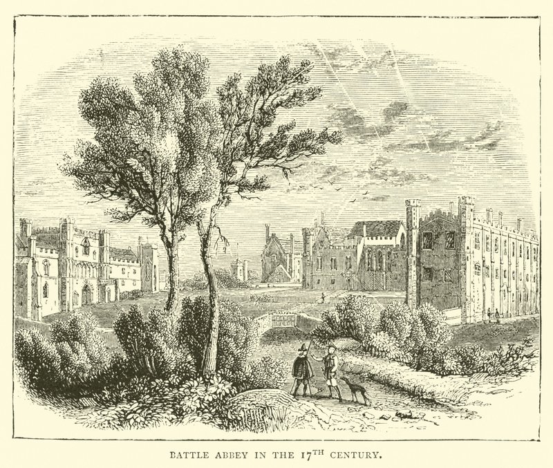 Abbaye de Battle au XVIIe siècle - English School