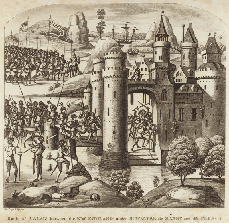 Bataille de Calais entre le roi d