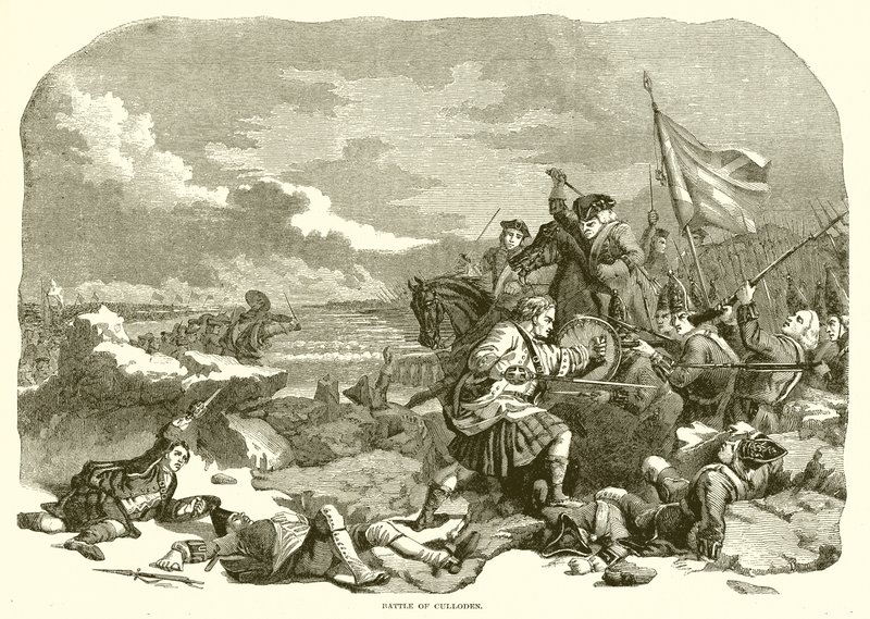 Bataille de Culloden - English School