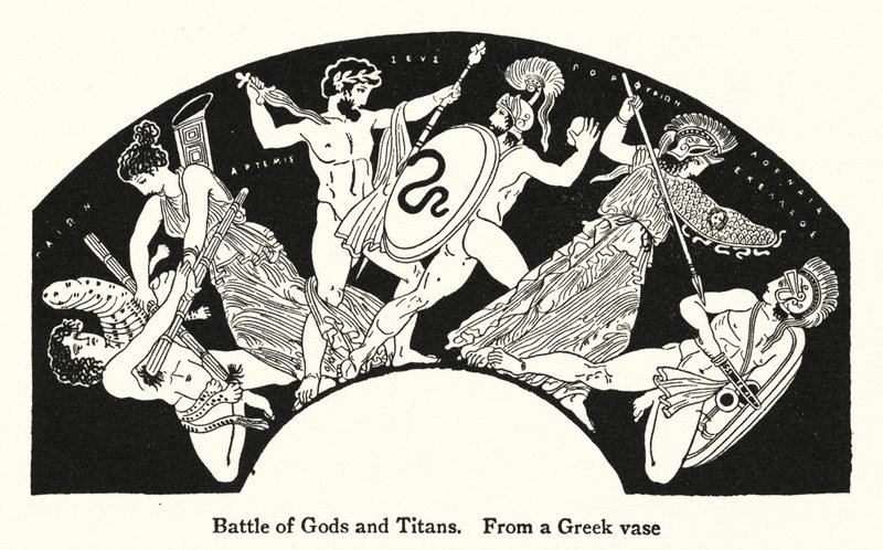 Bataille des Dieux et des Titans - English School