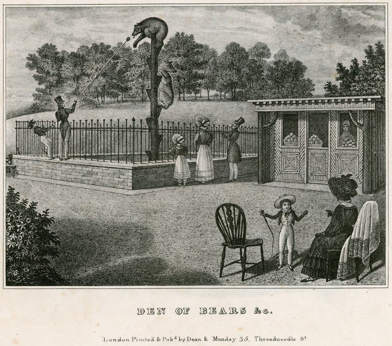 Fosse aux ours, jardins zoologiques de Londres, Regents Park - English School