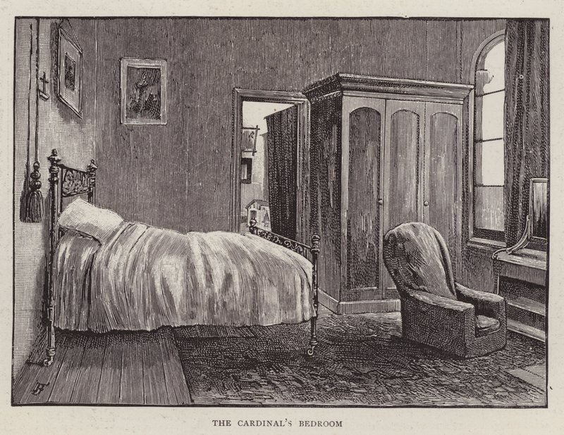 Chambre de Henry Edward Manning, cardinal catholique anglais et archevêque de Westminster - English School