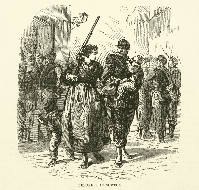 Avant la sortie, janvier 1871 - English School
