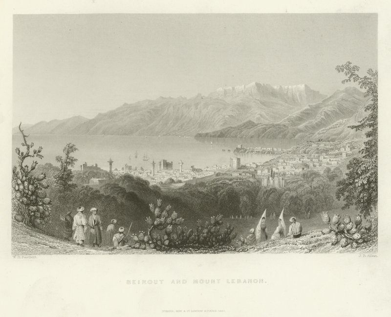 Beyrouth et Mont Liban, 1837 - English School