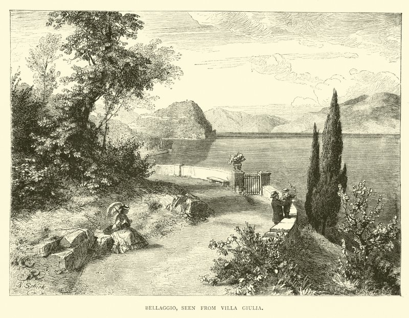 Bellaggio, vu de la Villa Giulia - English School