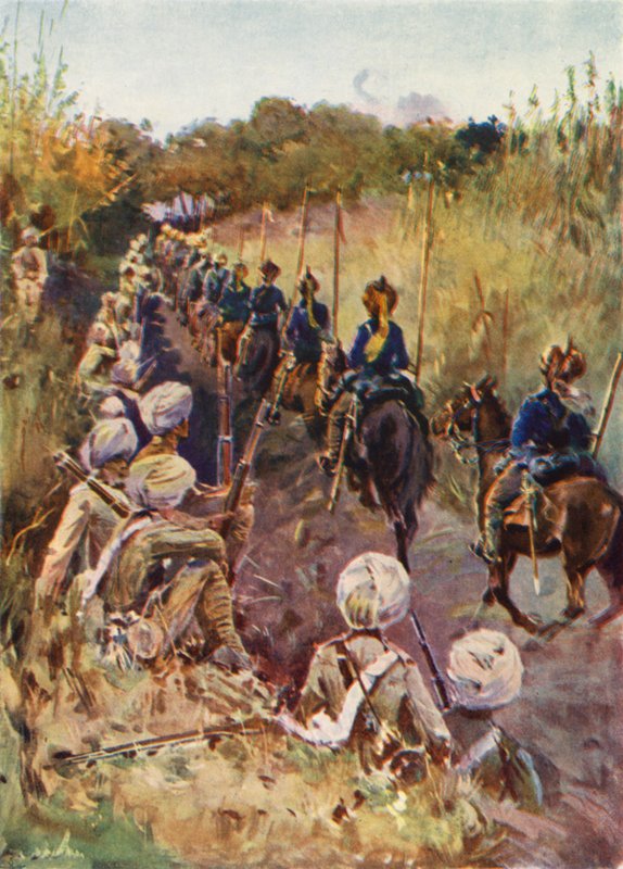 Lanciers du Bengale en route pour Pékin, rébellion des Boxers - English School
