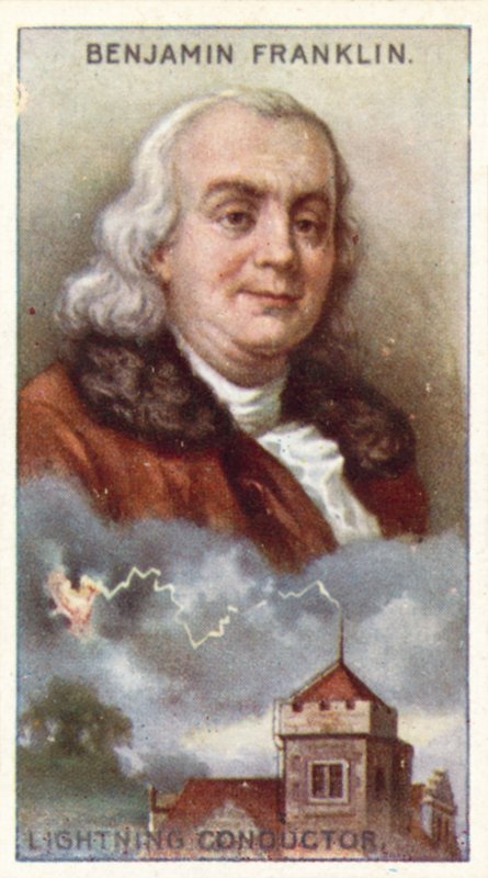 Benjamin Franklin, Paratonnerre - English School
