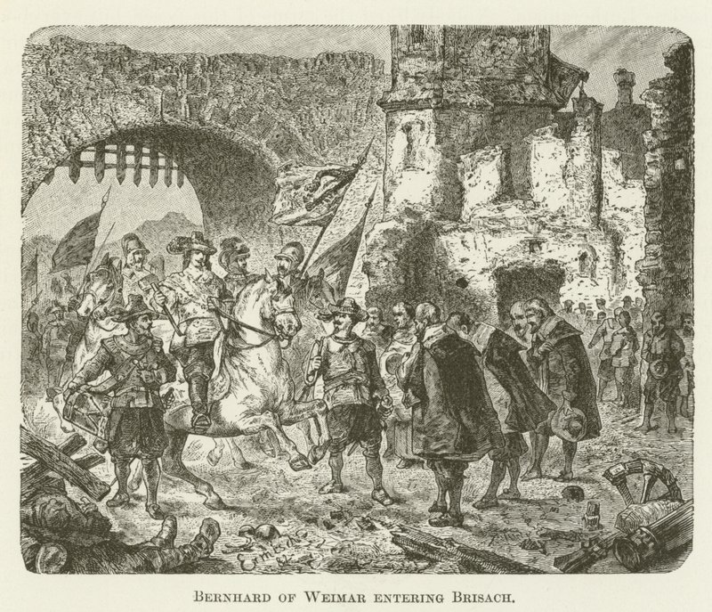Bernhard de Weimar entrant à Brisach - English School