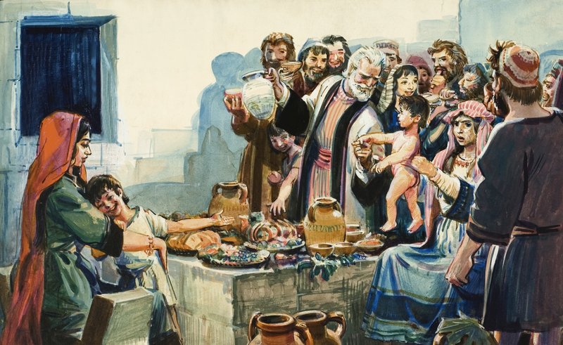 Scène biblique - English School
