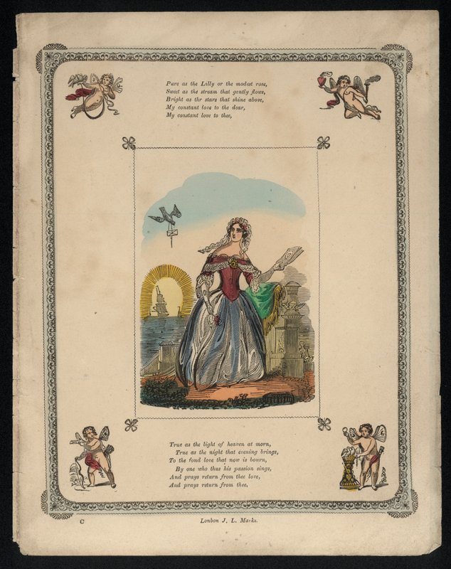 Oiseau livrant une lettre d