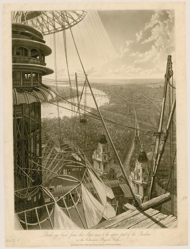 Vue en plongée depuis l