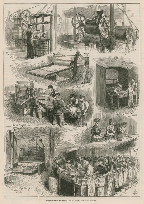 Fabrication de biscuits à l
