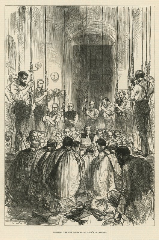 Bénédiction des nouvelles cloches de la cathédrale Saint-Paul - English School