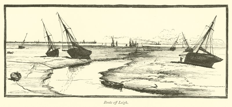 Bateaux au large de Leigh - English School