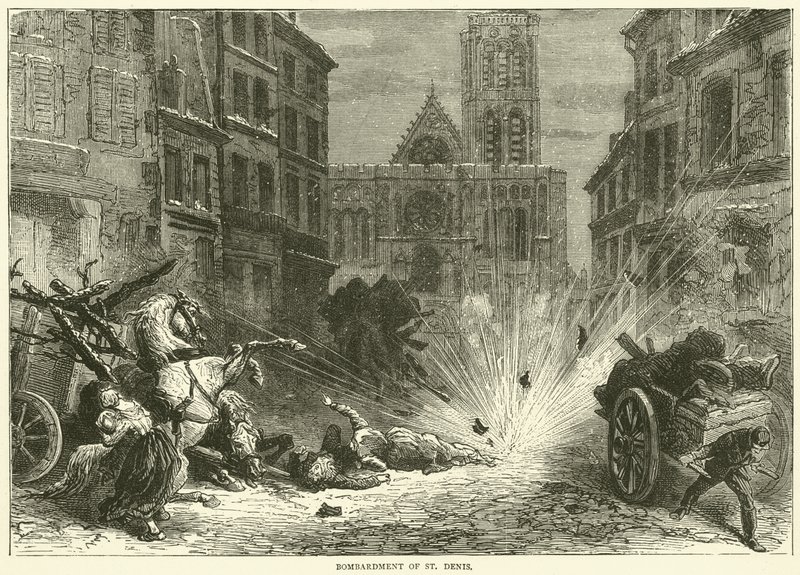 Bombardement de Saint-Denis, décembre 1870 - English School