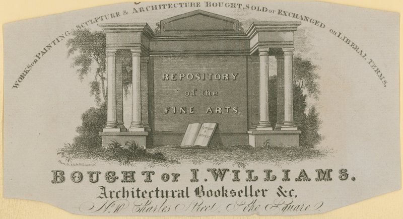 Acheté chez I Williams, libraire architectural - English School