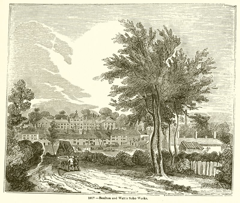Ateliers de Boulton et Watt à Soho - English School