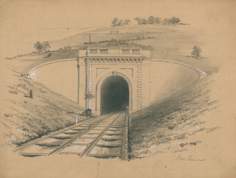 Tunnel de Box, Londres - English School