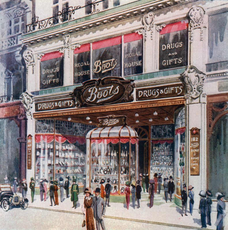 Succursale de Boots au 182 Regent Street - English School