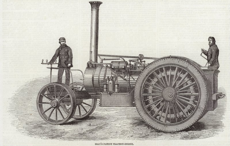 Brays Patent Traction Engine - English School