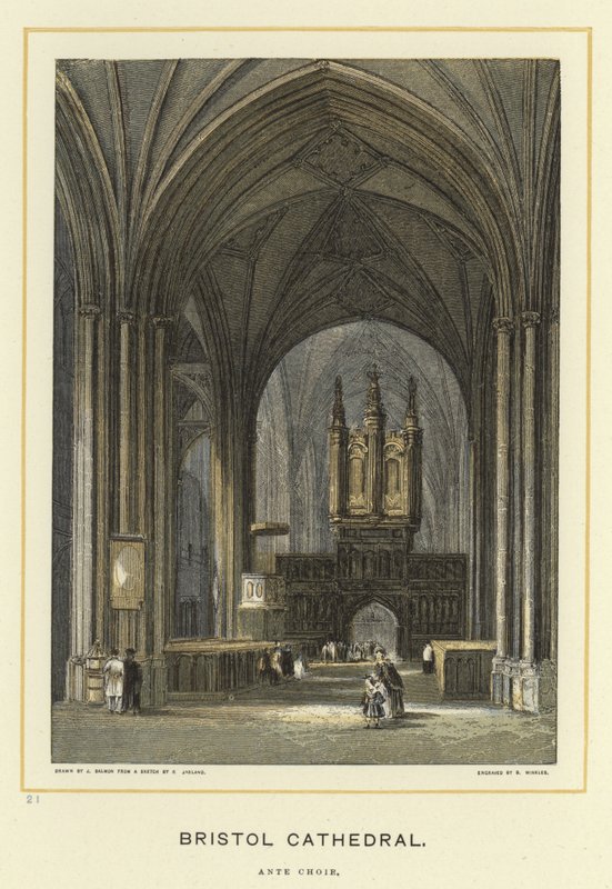 Cathédrale de Bristol, avant-chœur - English School