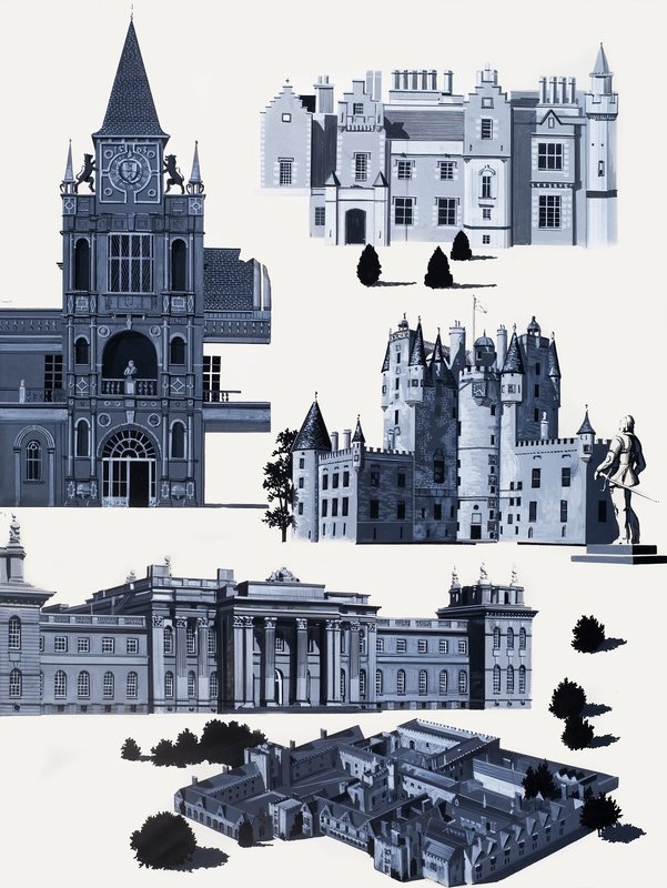 Les demeures majestueuses de la Grande-Bretagne - English School