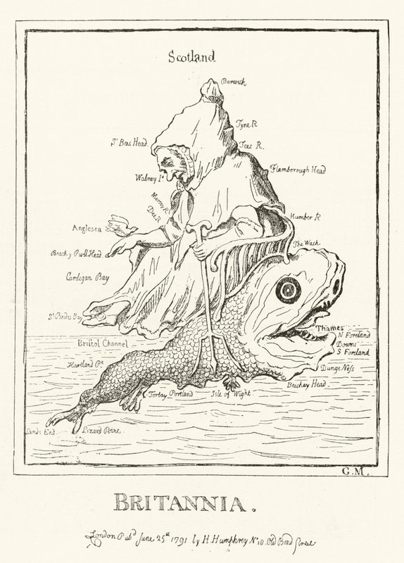 Britannia, carte de l