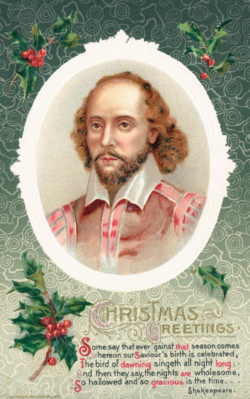 Carte de Noël britannique - English School