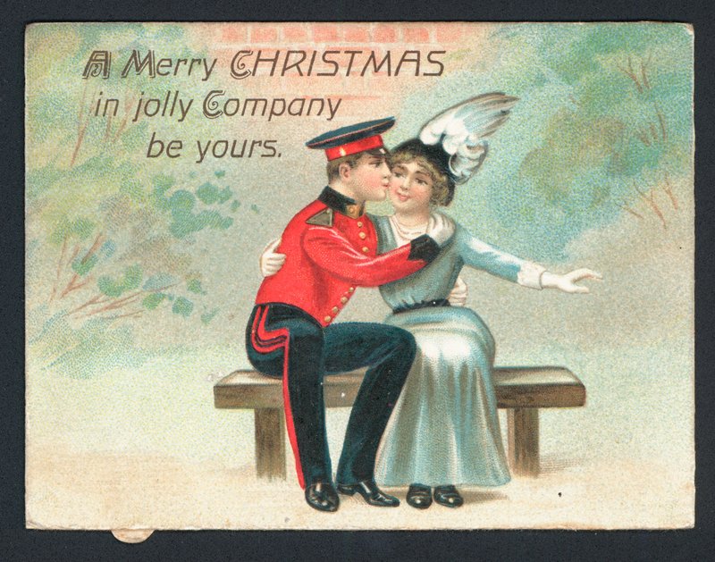 Carte de Noël britannique - English School