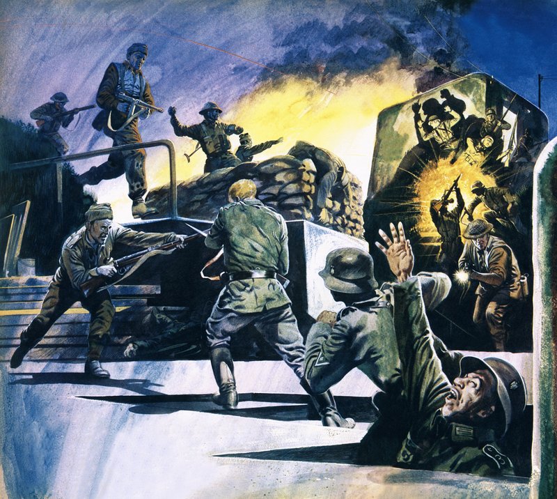 Commandos britanniques en action - English School