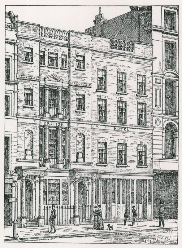 British Hotel, Cockspur Street, Londres - English School