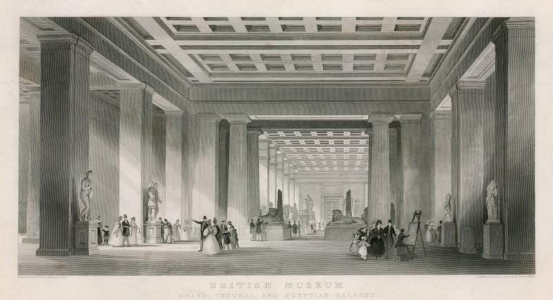 British Museum, Grands Salons Central et Égyptien - English School
