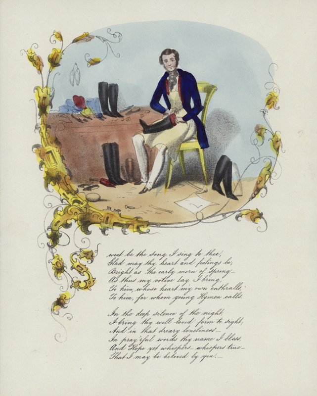 Carte de Saint-Valentin britannique avec une image d