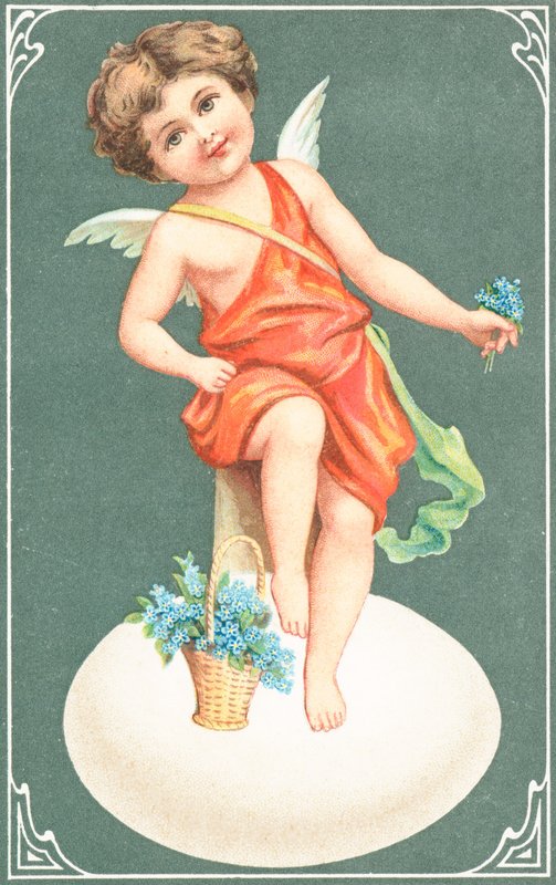 Carte de Saint-Valentin britannique - English School