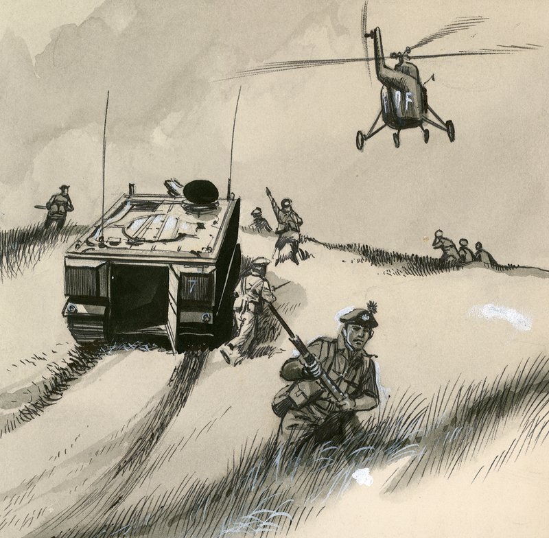 Soldats britanniques des années 1960 - English School